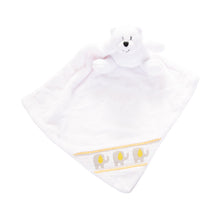 Load image into Gallery viewer, Top view of our Yellow Elephant Smocked Minky