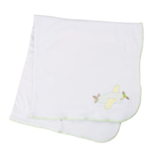 Load image into Gallery viewer, Folded airplane stitch baby blanket