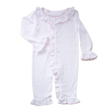 Load image into Gallery viewer, Homecoming Ruffle Onesie 0-6 Months