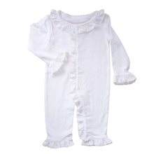 Load image into Gallery viewer, Homecoming Ruffle Onesie 0-6 Months