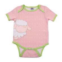 Load image into Gallery viewer, Lamb Pink Dot Onesie 0-6 Months