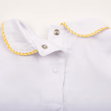 Load image into Gallery viewer, Yellow Elephant Smocked Day Gown 0-6 Months