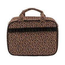 Load image into Gallery viewer, Leopardista Carolina Cosmetic Bag with Black Trim