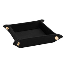Load image into Gallery viewer, Black canvas valet tray