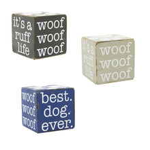 Load image into Gallery viewer, Front view of our Pet Wooden Cubes