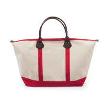 Load image into Gallery viewer, red jet setter duffle