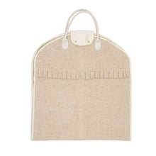 Load image into Gallery viewer, Linen Garment Bag with White Details