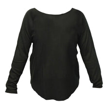 Load image into Gallery viewer, Black roll up sweater