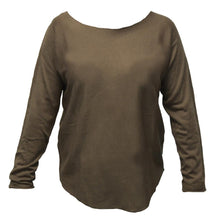 Load image into Gallery viewer, Mocha roll up sweater