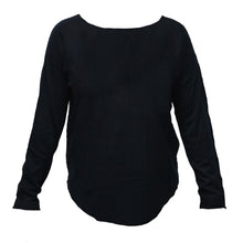 Load image into Gallery viewer, Navy roll up sweater