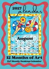Load image into Gallery viewer, 2027  5x7 Desktop Calendar Refills
