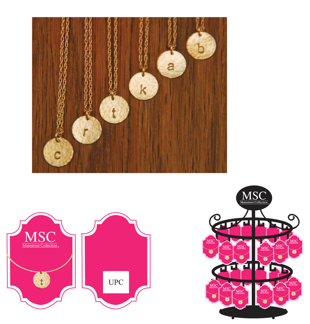 Mono Charm Necklace Prepack 54pcs