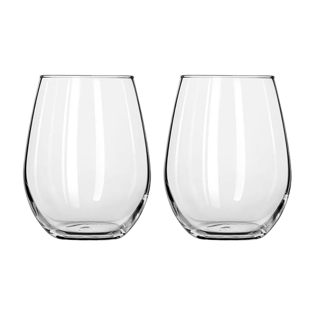 Holiday Acrylic Wine Glass Set of 2