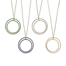 Load image into Gallery viewer, Front view of our Bead Circle Necklaces
