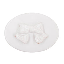 Load image into Gallery viewer, Top view of our Whitewash Bow Dish
