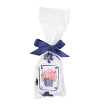 Load image into Gallery viewer, Packaged view of our Navy Rose Southern Blooms Gift Tag
