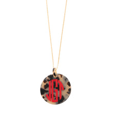 Load image into Gallery viewer, Blonde Tortoise Disc Necklace
