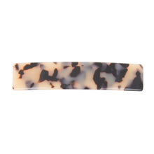 Load image into Gallery viewer, Front view of our Long Blonde Tortoise Hair Barrette
