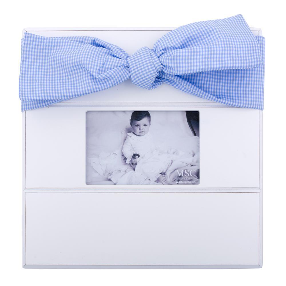 Baby Gingham Bow Frames