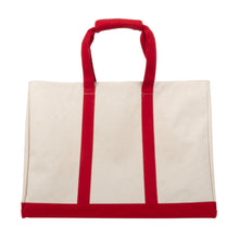 Load image into Gallery viewer, Front view of our Red Canvas Big Tote
