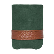 Load image into Gallery viewer, Front view of our Forrest Canvas Flat Koozie
