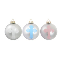 Load image into Gallery viewer, Front view of our Christening Ornaments
