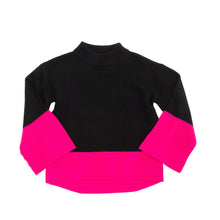 Load image into Gallery viewer, Front view of our Pink Color Block Sweater
