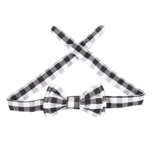 Load image into Gallery viewer, View of our Black Gingham Sunglass Strap
