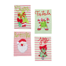 Load image into Gallery viewer, Front view of our Holiday Icon Guest Towels
