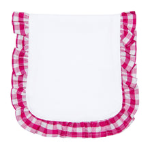 Load image into Gallery viewer, Pink Gingham Burp Cloth
