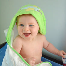Load image into Gallery viewer, Lifestyle image of our Airplane Icon Hooded Towel
