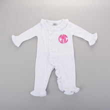 Load image into Gallery viewer, Monogrammed Convertible Onesie
