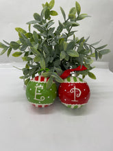 Load image into Gallery viewer, Monogram Ball Ornament PP 32 pieces
