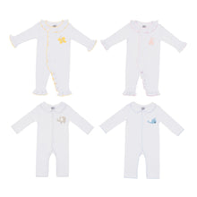 Load image into Gallery viewer, Front view of our French Knot Convertible Onesies
