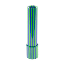 Load image into Gallery viewer, Front view of our Navy Stripe Kaleidoscope
