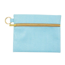 Load image into Gallery viewer, Front view of Turquoise Lizard Kansas Pouch
