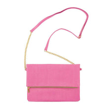 Load image into Gallery viewer, Front view of our Pink Lizard Midtown Crossbody
