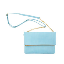 Load image into Gallery viewer, Front view of our Turquoise Lizard Midtown Crossbody
