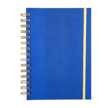 Load image into Gallery viewer, Front view of Navy Lizard Notebook Journal
