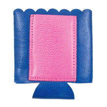 Load image into Gallery viewer, Front view of our Navy Lizard Pocket Koozie
