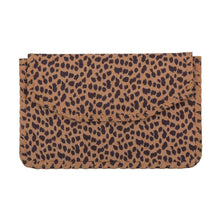 Load image into Gallery viewer, Leopardista Tan Whipstitch Clutch
