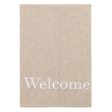Load image into Gallery viewer, &quot;Welcome&quot; Linen Guest Towel
