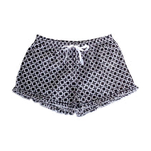 Load image into Gallery viewer, Front view of our Bold Squares Lounge Shorts
