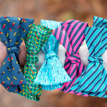Load image into Gallery viewer, Lifestyle view of our Pattern Bow Ties
