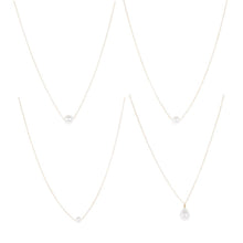 Load image into Gallery viewer, Front view of our Classic Pearl necklaces
