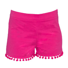 Load image into Gallery viewer, Front image of our Pink Pom Pom Short
