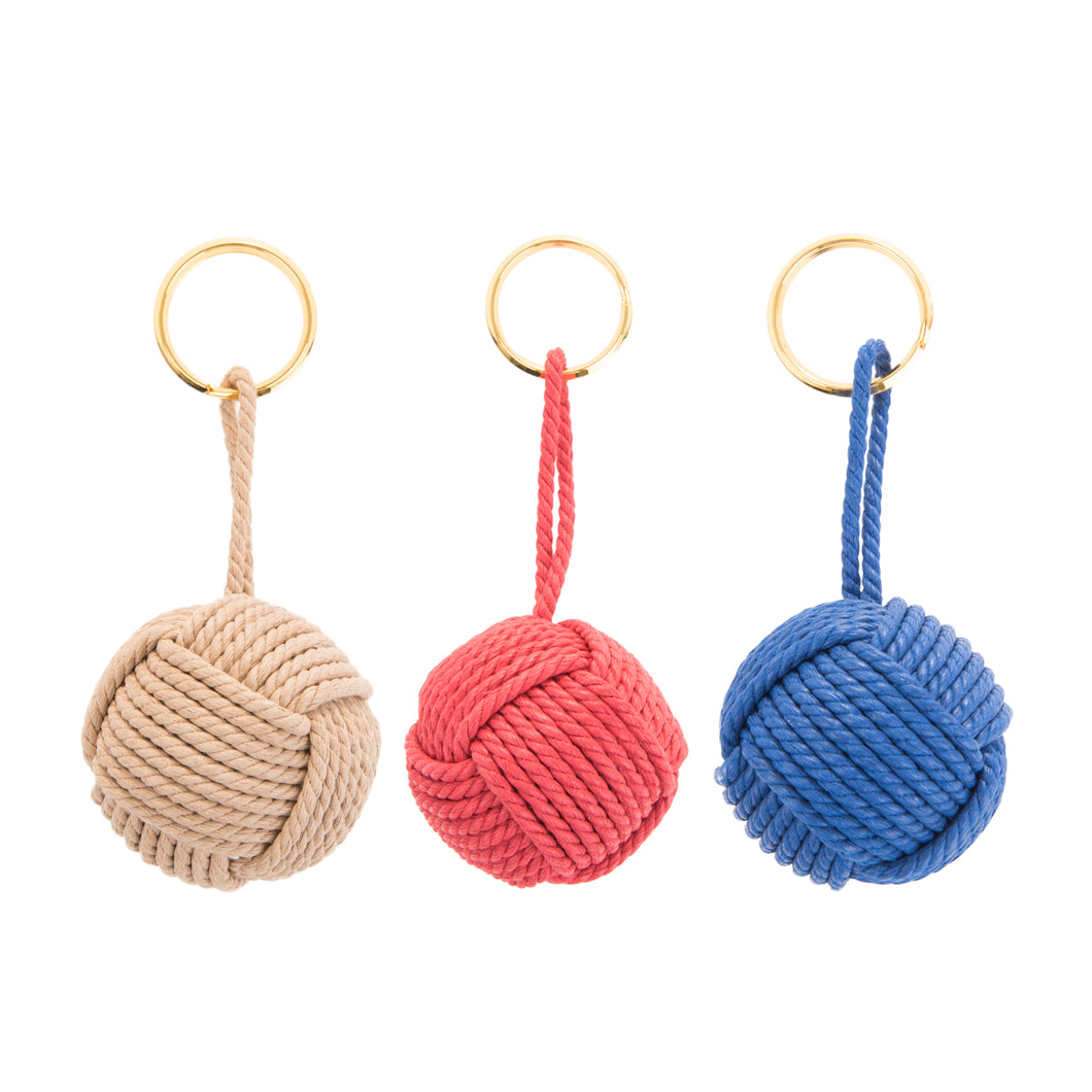 ROPE KNOT KEYCHAIN PREPACK 24PC