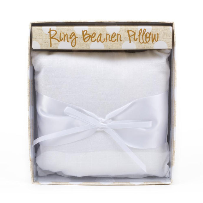 Ring Bearer Pillow in packaging