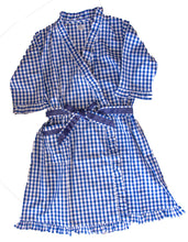 Load image into Gallery viewer, Gingham Ruffle Robe
