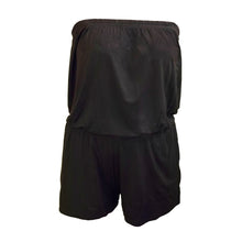 Load image into Gallery viewer, Front view of our Black Romper
